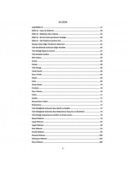 Ney Eğitim ve Nota Kitabı Ney Eğitim ve Nota Kitabı